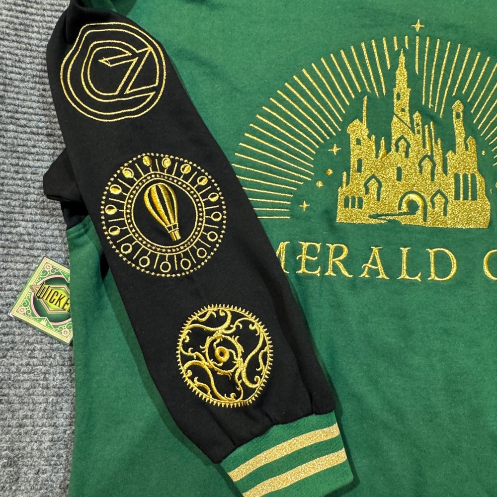 Wicked Emerald City Varsity Jacket Women's Plus Size 2 NWT Hot Topic Universal - Picture 4 of 16